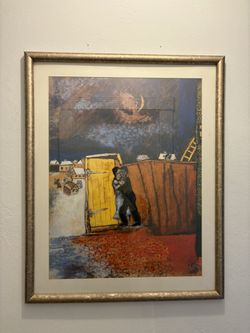 Marc Chagall Moonlight (Claire De Lune) Print