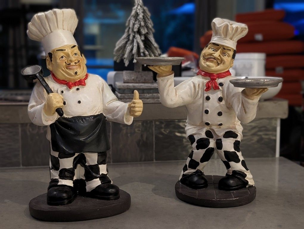 Italian Chef Statue Figures for home decor