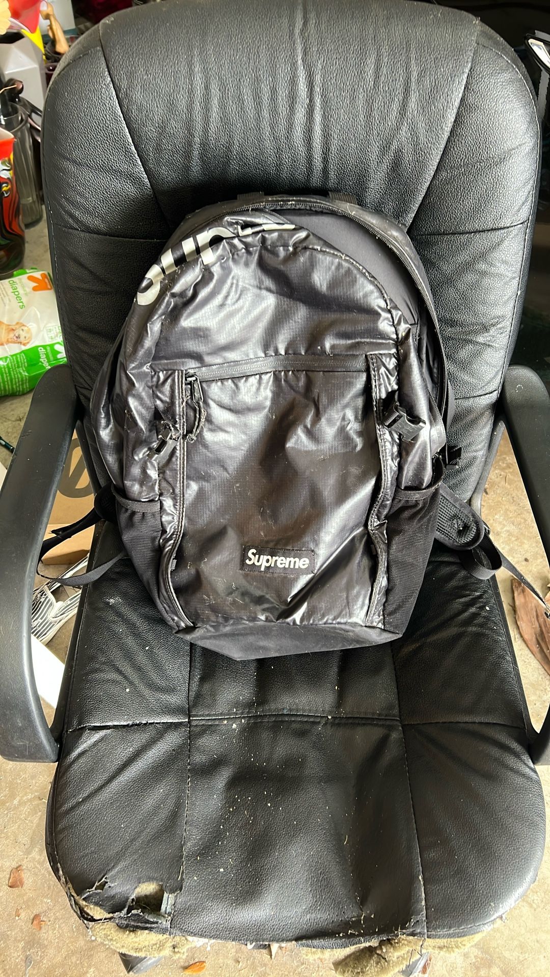 Black Supreme Backpack