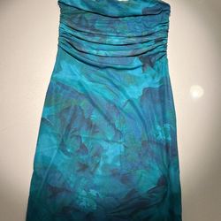 Blue Tube Dress