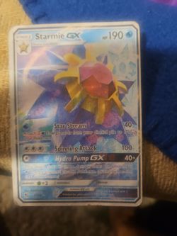 Starmie GX Pokémon Trading Card