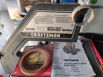 Sears 10 inch direct drive band saw