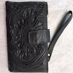 Leather Wallet/clutch