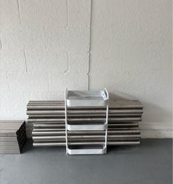 Stainless steel tubes 3ft 7” x2