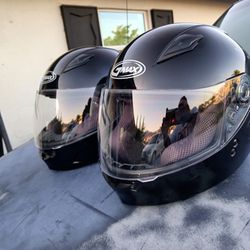 Two Piece Motorcycle Helmet Large eAnd Small Size