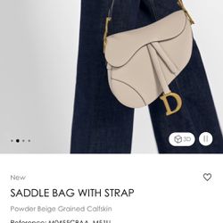 Saddle Bag with Strap Cedar Green Grained Calfskin