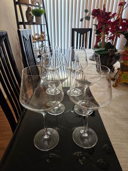 WINE GLASSES SET OF 6 $20