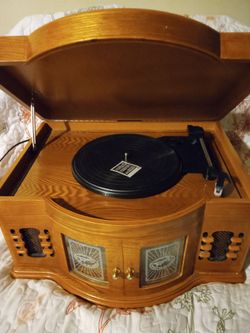 Vintage, rare  music center. Nostalgic look of 1920s-1930s era radio.