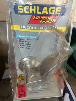 7 pairs of Schlage Decorative Trim Door Lever