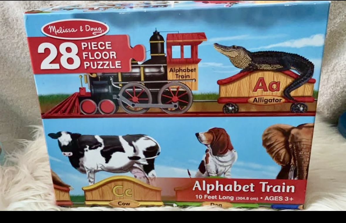Melissa & Doug alphabet train puzzle
