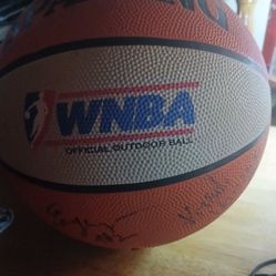 Phoenix Mercury Signed Basketball