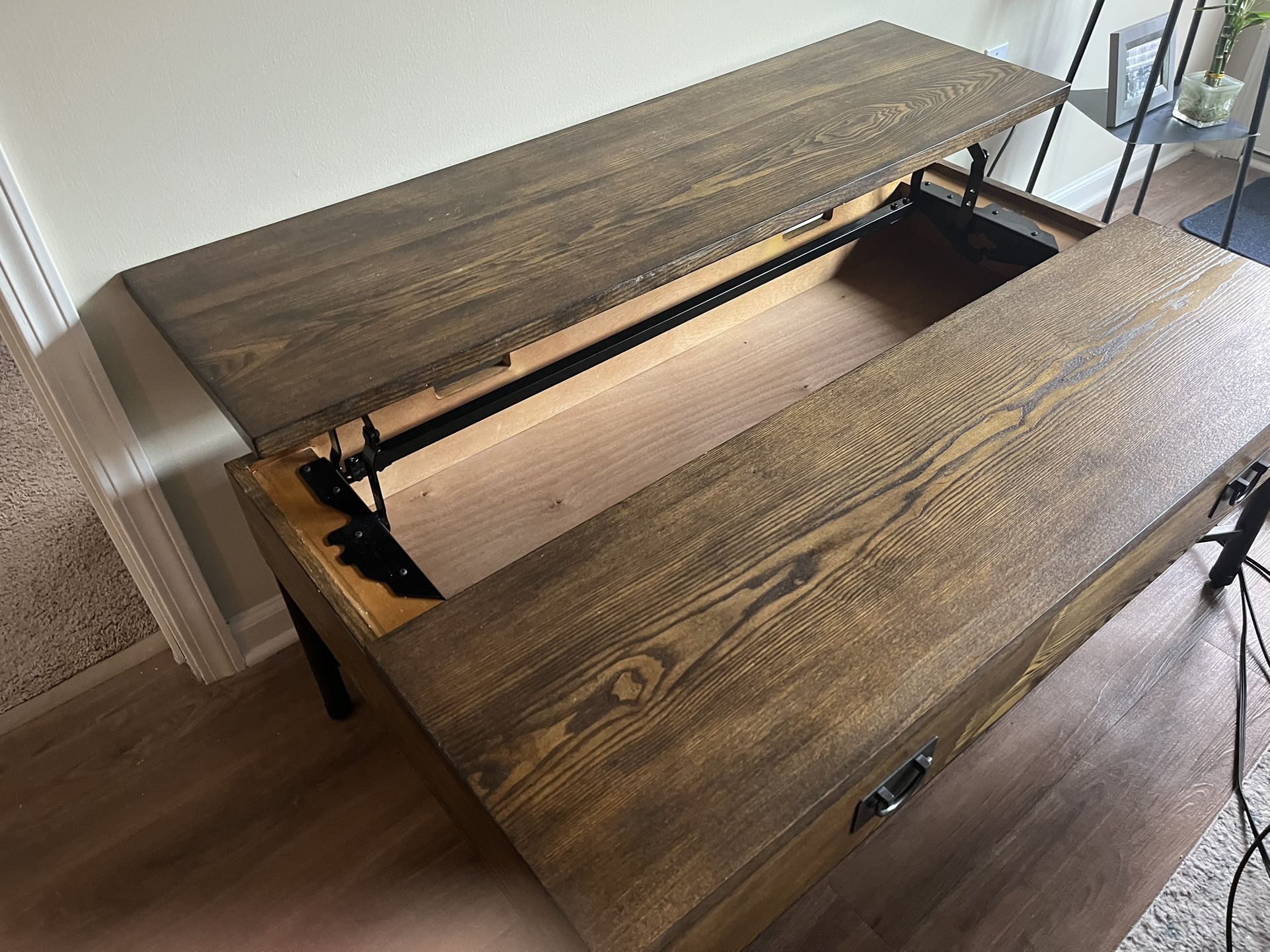 Wooden Rustic Farmhouse Coffee Table