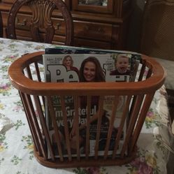 Canasta  de De Madera  $10.00 