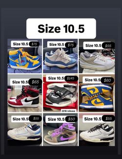 Jordan’s Nikes and more size 10.5 cheap deals