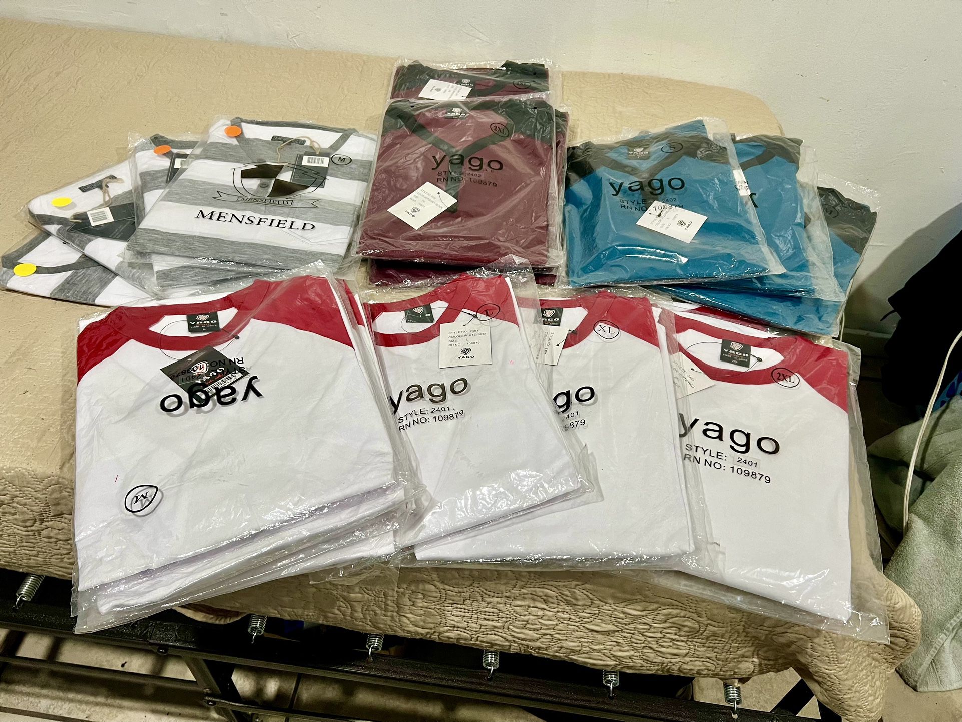 👕 DURO Clearance Sale! Packaged Men's Polo Tees and Zip-Ups!