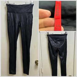 Spanx Faux Leather leggings size large