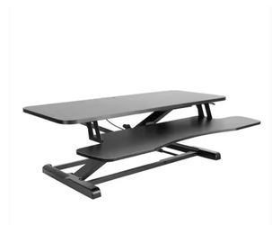Standing desk converter