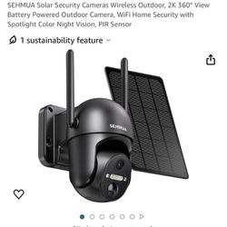 Solar WiFi Security Camera NEW