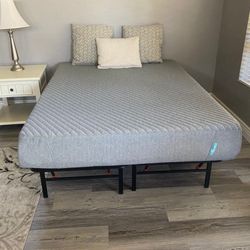 Siena Memory Foam Mattress, Queen, Like New, Perfect Condition