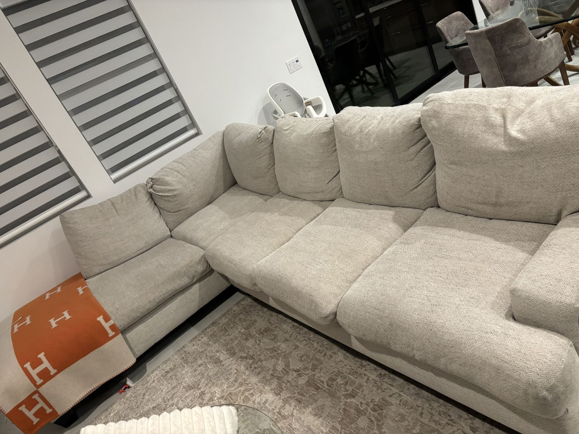 Living Spaces Sectional And Couch 