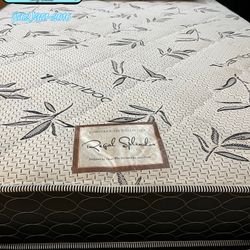 Bamboo Queen Mattress And Box set New Cama Black 