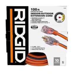 Ridgid 100ft 10g Extensión 