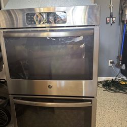 GE Stainless Steel Double Oven