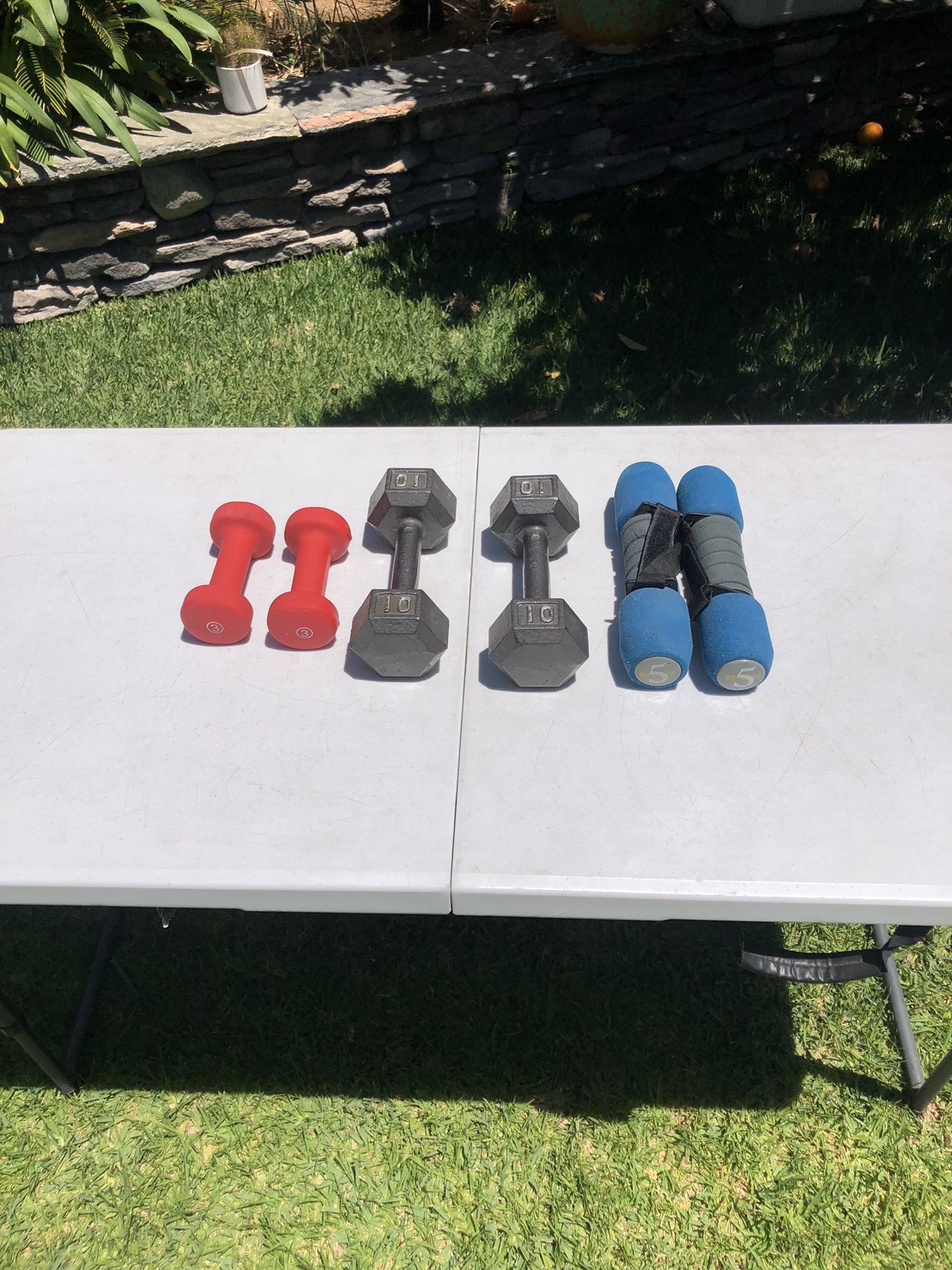 3 Set Dumbbell Hand Weights