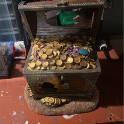 Treasure Chest Aquarium Decoration 