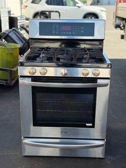 LG Stainless Steel Gas Range Oven