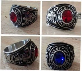 New Stainless steel Knights of Columbus ring size ALL KOC rings are sold separately SHIPPING AVAILABLE