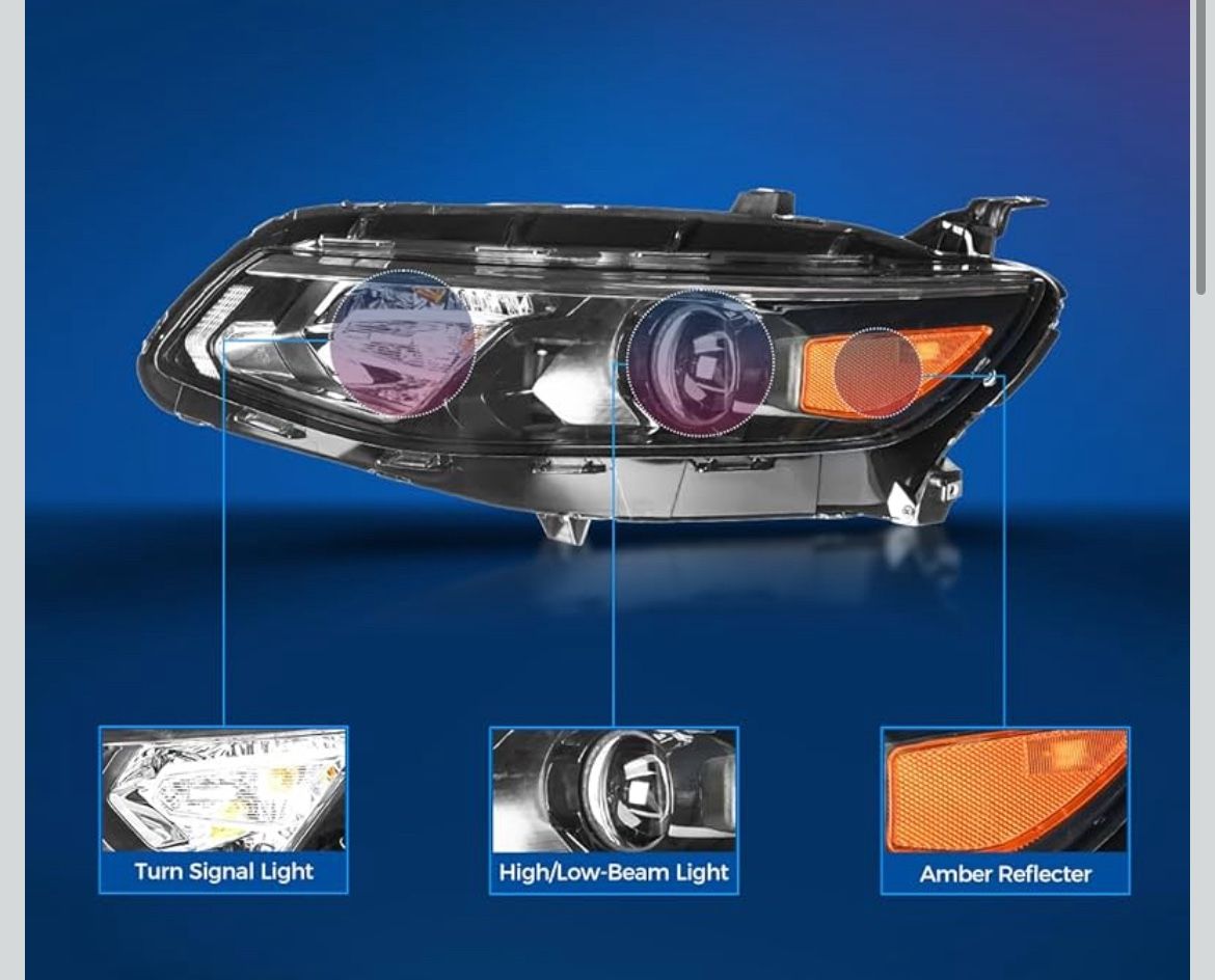 New Ford Malibu Headlight Assembly 