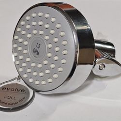 Evolve Single Function Shower Head with TSV ShowerStart 1.5 GPM New in Box