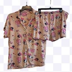 Emma Jordan make up print women’s sleepwear set 3XL