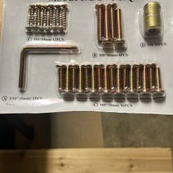 Queen, bedframe and headboard brand new in the box opened box