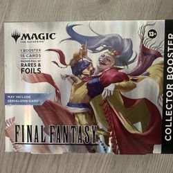 MAGIC THE GATHERING FINAL FANTASY COLLECTOR BOOSTER OMEGA PACK wizards of coast 
