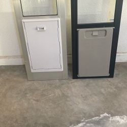 Dog Doors New Medium Silver Or Black 