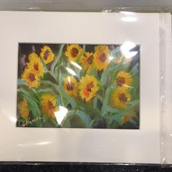 8x10 Sunflower Fine Art "Sunflowers on the Back Roads