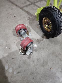 Heavy Duty Casters With Brake