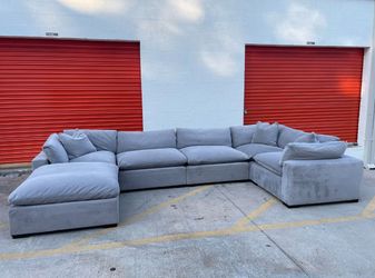 6 Piece Cloud Sectional With Ottoman