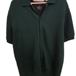Buffalo David Bitton Men’s Knit Button-Up Polo Shirt - Size XL (Fits Like L)