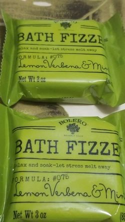2 Lemon Verbena & Mint Bath Fizzers