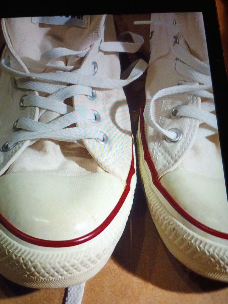 CONVERSE CLASSIC ALL STARS WHITE LOW TOP SIZE 12 MEN'S