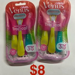Venus Tropical Disposable Shave 🪒 Set