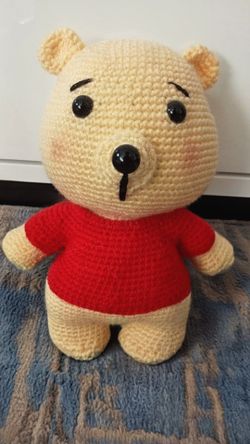Crochet cute Pooh doll