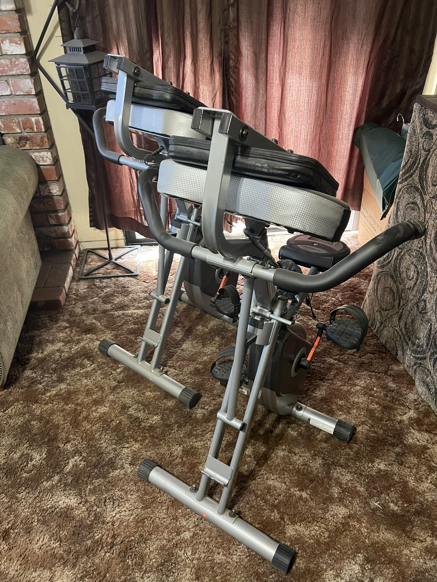 Folding Recumbent Exercise Bikes
