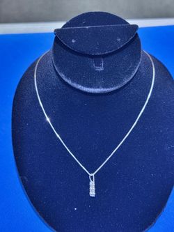 14kt WG Box Link Necklace. (C-1) 18", 2mm. ASK FOR RYAN. #(contact info removed)01