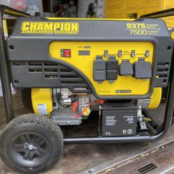 Champion 7500w Electric Start