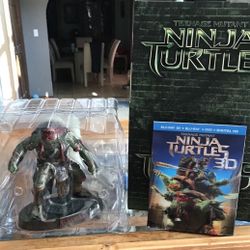 Teenage Mutant Ninja Turtles Collectors Edition 3d Blu Ray Raphael Figure