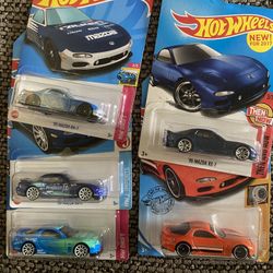 Hot Wheels Mazda Rx7 Lot
